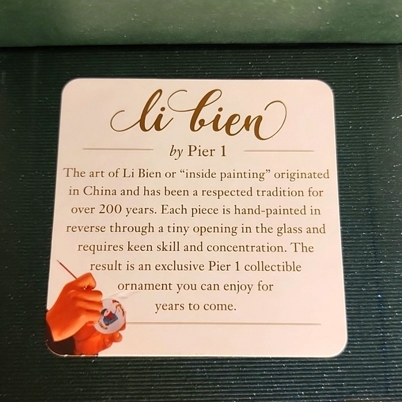 Pier 1 2019 Li Bien Ornament - Picture 3 of 10